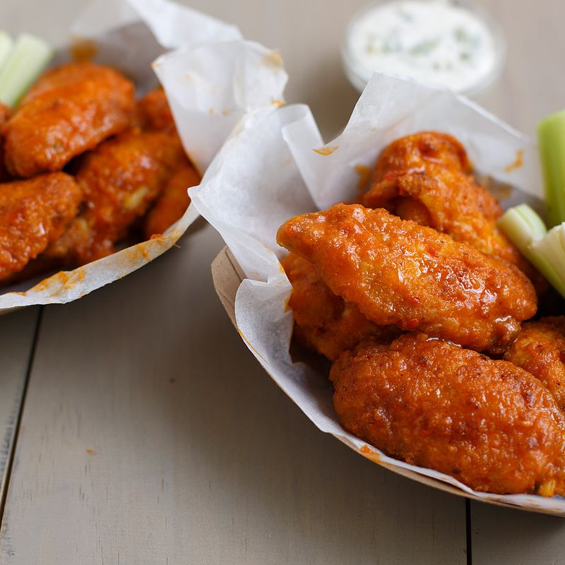 Cajun Buffalo Chicken Wings